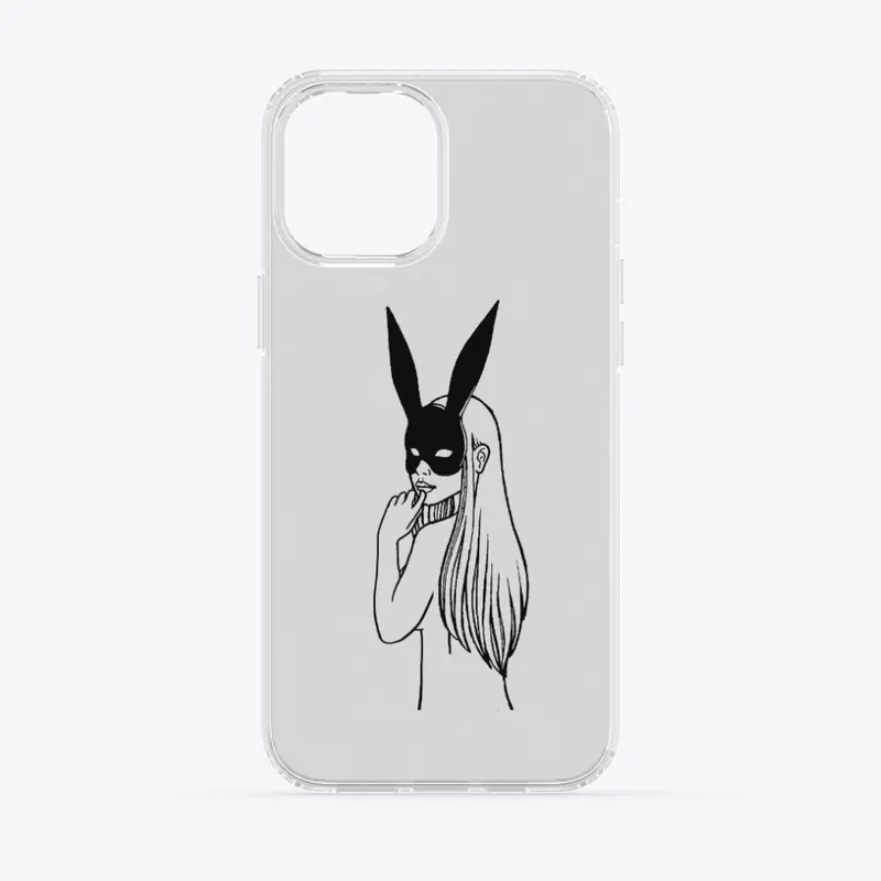 Masked Clear Phone Case